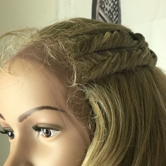 Vanessa human hair blend lace front wig main image 6